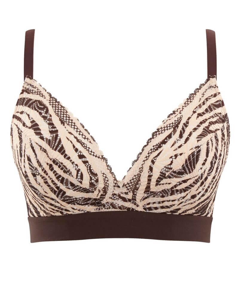 Panache Lyzy Vibe Triangle Wirefree Bra - Zebra Bras